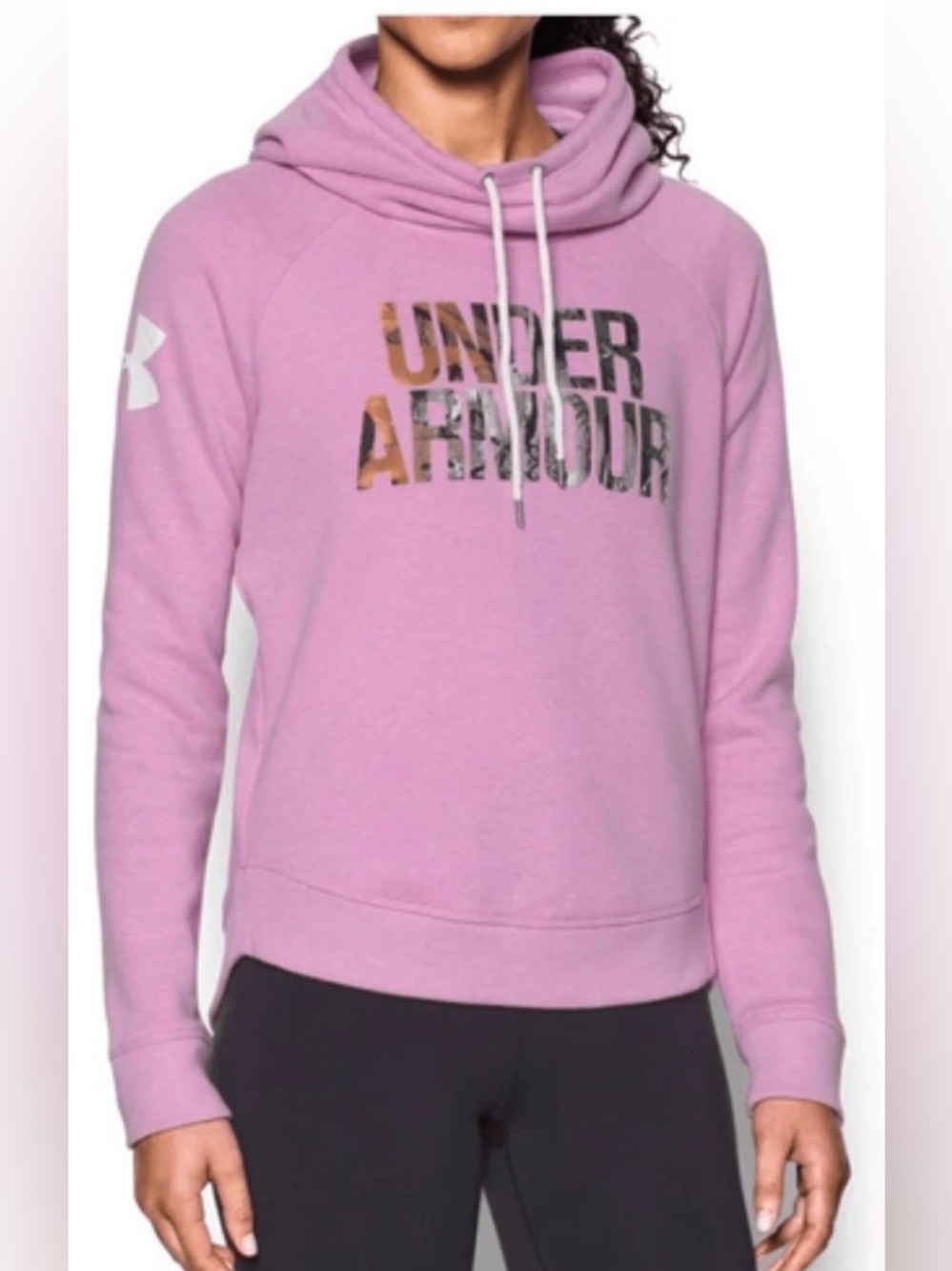 Under Armour Cold Gear Women’s Lilac Loose Hoodie Size L